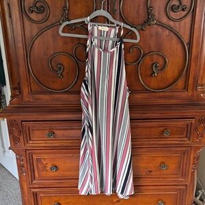 Pinc Multicolor Striped Dress